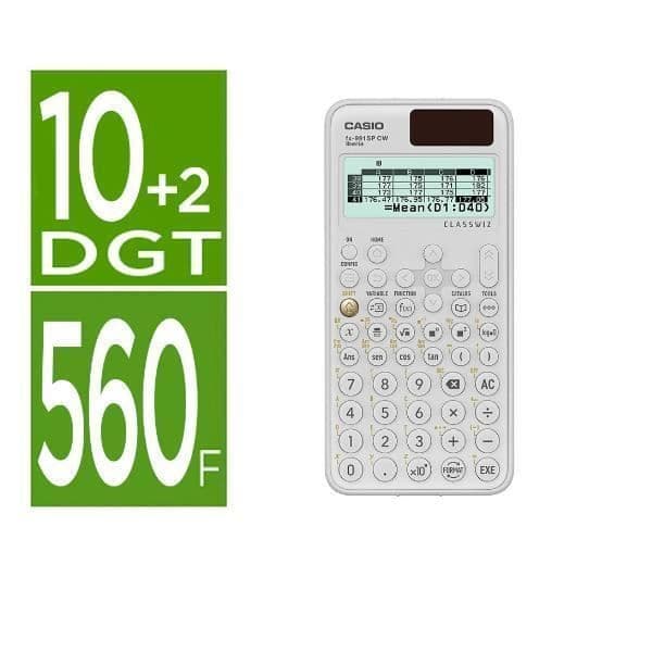 Pocket calculator - Casio - Fx-991spcw - Vetenskaplig - Vit - Batteridriven Blå