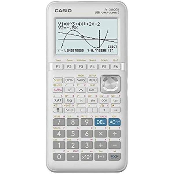 Grafisk miniräknare - Casio - FX-9860 GIII - Stort monokromt skärm - Bakgrundsbelysning - Minne 61 kram