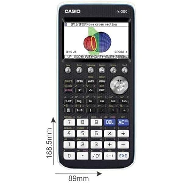 Vetenskaplig kalkylator - CASIO - FX-CG50 - Högupplöst färgskärm - Bildplotfunktion