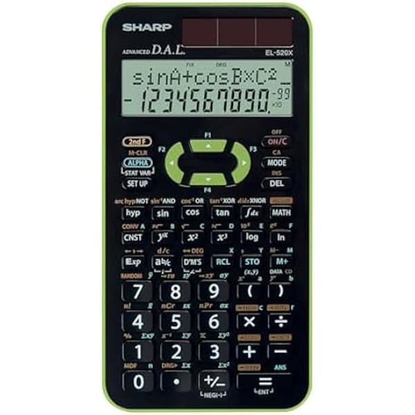 SHARP EL520TSBGR vetenskaplig kalkylator