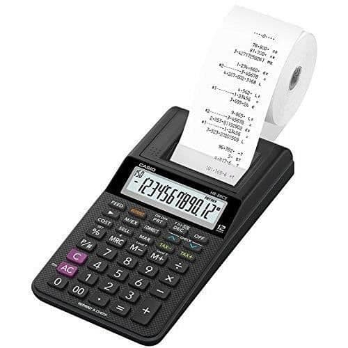 Kalkylator - Casio - HR-8RCE - LCD-skärm - Svart - 200 g