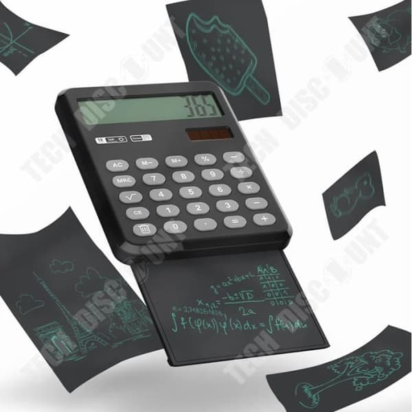 TD® Bärbar Miniräknare Skrivplatta Kontor Handskrift Beräkning Wordpad Dator Ritbord Finans Kontor Affärspresenter