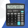 Miniatyrbild 3 av 4: Finansiell kalkylator - TD® - Solar - Stor skärm - ABS - 12-siffrig display