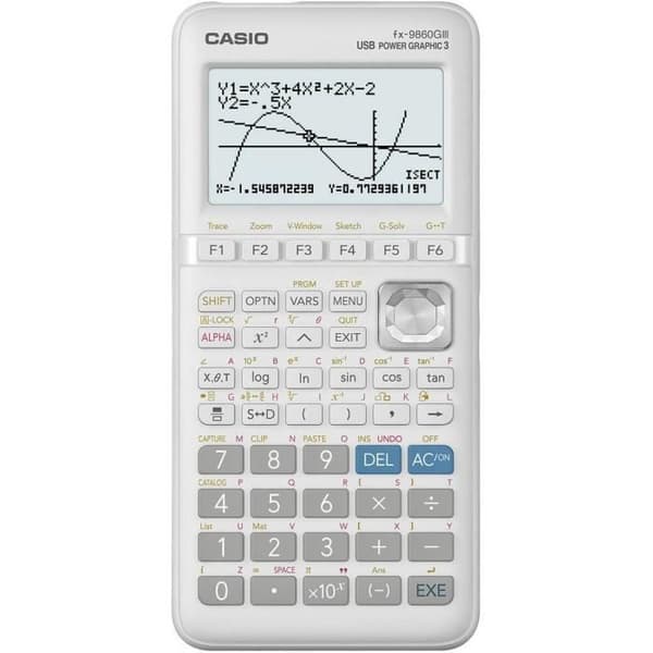 Casio FX-9860GIII Grafräknare Svart, Silver Display: 21 batteridriven (B x H x D) 91,5 x 21,2 x 184 mm