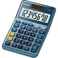 Miniatyrbild 1 av 3: Bordcalculator - Casio - MS-80E - Solenergi - 8-tums skärm - Blå färg