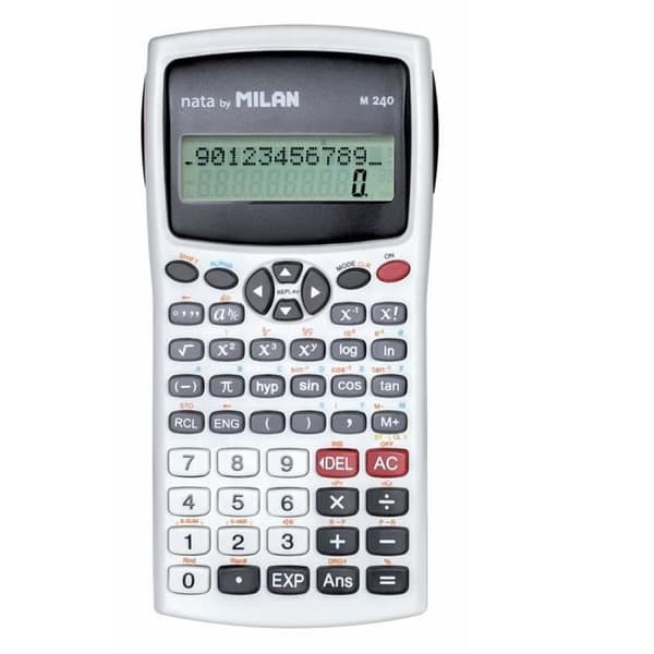 MILAN M240 vit college vetenskaplig kalkylator
