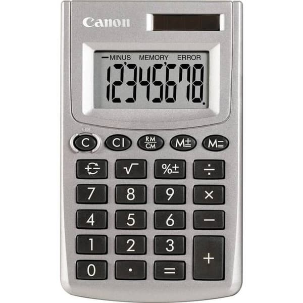 Canon LS-270L Bordsräknare silver Skärm: 8 solcellsdriven, med batteri (l x H x P) 61 x 10 x 102 mm