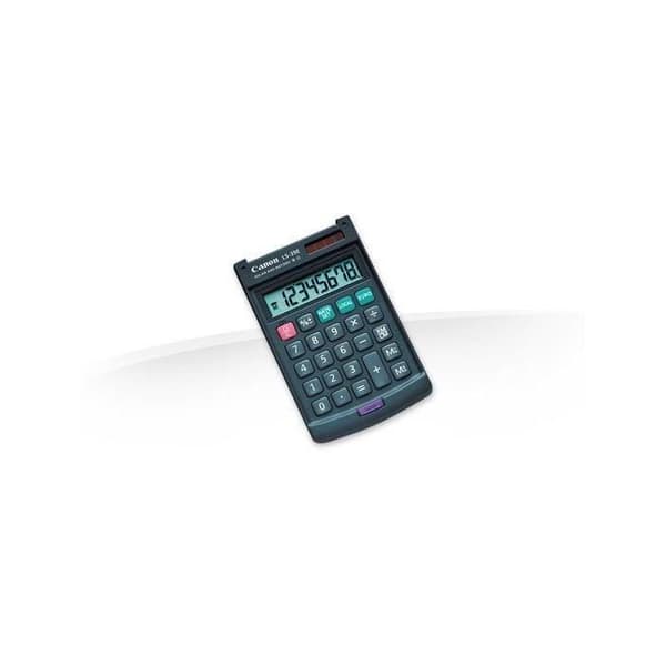 CANON Fickräknare LS-39E - 8 siffror - Solpanel, batteri - Mörkgrå