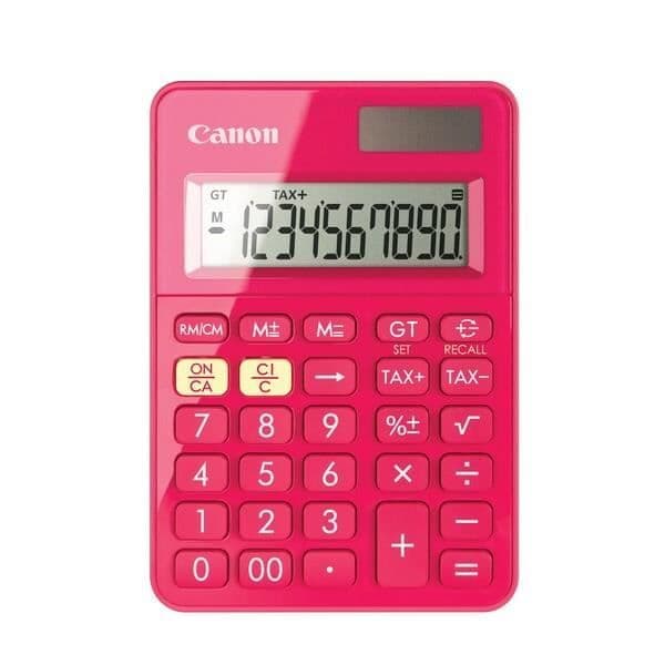 KALKYLSMASKIN CANON LS-100KB-PK ROSA 10 SIFROR