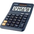 Miniatyrbild 3 av 3: Skrivbordskalkylator - Casio - MS-8E - 8-tums skärm - Mörkblå färg - Solenergi