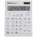 Miniatyrbild 1 av 6: Maul MXL 12 Skrivbordsräknare vit Display: 12 batteridriven, solcellsdriven (B x H x D) 155 x 205 x 35 mm