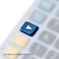 Miniatyrbild 3 av 3: Skrivebordskalkulator - Casio - MS-88-EM - 8 tegn - Blå farge - Solenergi og batteridrift
