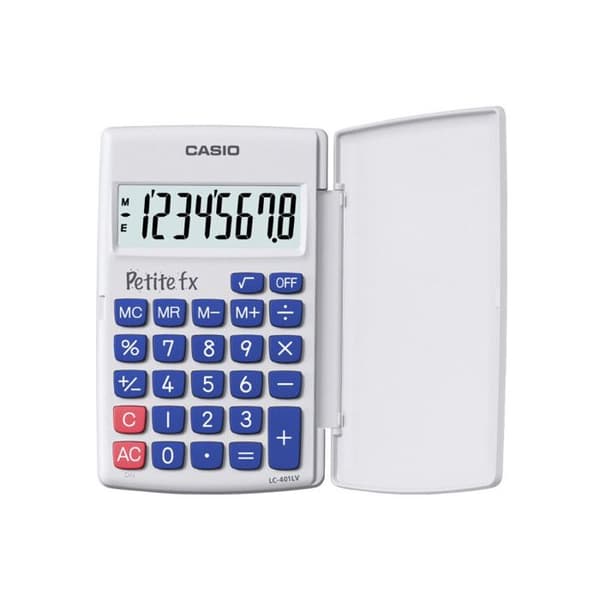 Casio Mini Räknesnurra Skol Primär Vit