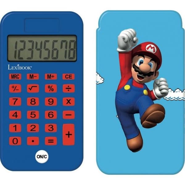 Fickräknare - Super Mario - 8 siffror - Solskyddsmedel - Skyddsöverdrag - Ekologiskt