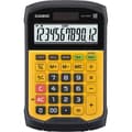Miniatyrbild 1 av 4: Skrivbordskalkylator - CASIO - WM-320MT-W-EC - Solenergi - Svart / Gul