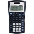 Miniatyrbild 1 av 2: Texas Instruments TI-30 XIIS FC Skolräknare (två rader, sol- och batteridrift) Mörkblå