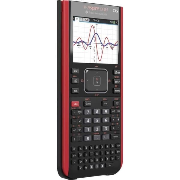 Texas Instruments TI-NSpire™ CX II-T CAS grafräknare TI-NSpire CX II-T CAS svart batteri (B x H x D) 100 x