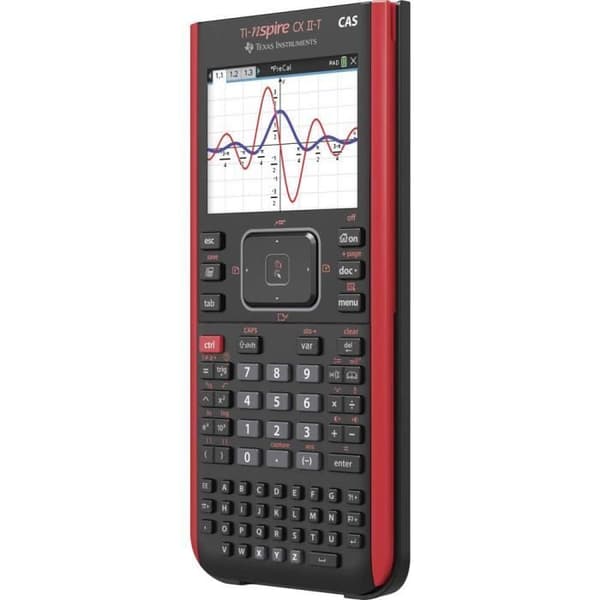Texas Instruments TI-NSpire™ CX II-T CAS grafräknare TI-NSpire CX II-T CAS svart batteri (B x H x D) 100 x
