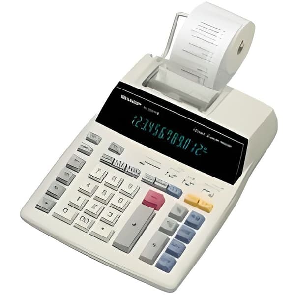 Rull för kalkylator - SHARP - EL-2901RH - Vit - Kontor - Grupp 745