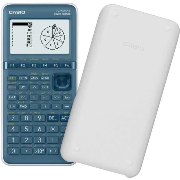 Casio FX-7400GIII Grafräknare FX-7400GIII Cyan Display: 21 batteridriven (B x H x D) 87,5 x 21,3 x 180,5 mm 1 st(s)