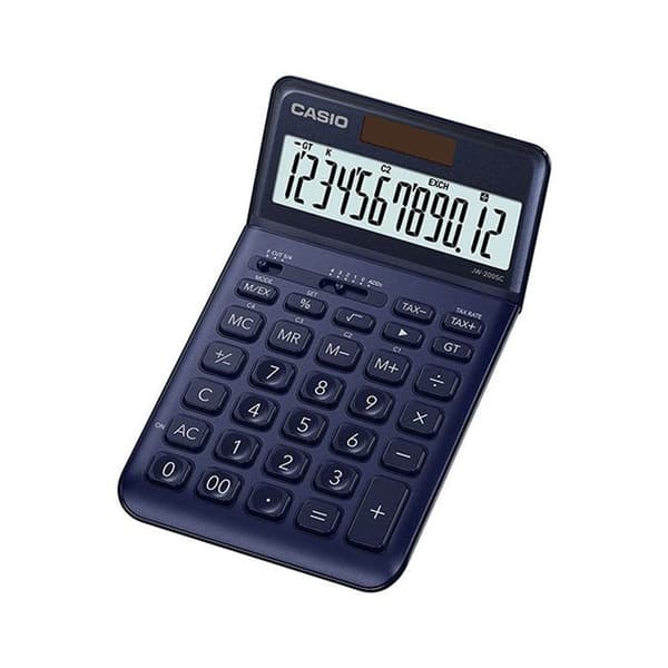 Kalkylator - Casio - JW-200SC - Kompakt - Skriva - Blå