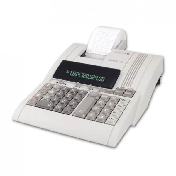 Skrivbordskalkylator - OLYMPIA - CPD 3212 T - 12 siffror - Termisk utskrift - Euro