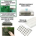 Miniatyrbild 3 av 4: INN Materialräknare ABS Solenergi 12-siffrig visning 112-stegs räknefunktion Vetenskaplig kalkylator