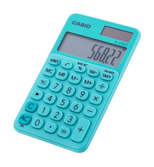 Casio lommeregner SL-310UC-GN grøn