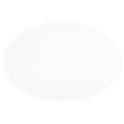 vidaXL Luksusservant keramisk oval hvit 40 x 33 cm