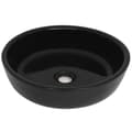 Miniatyrbilde 2 av 7: vidaXL Servant keramisk rund svart 42x12 cm
