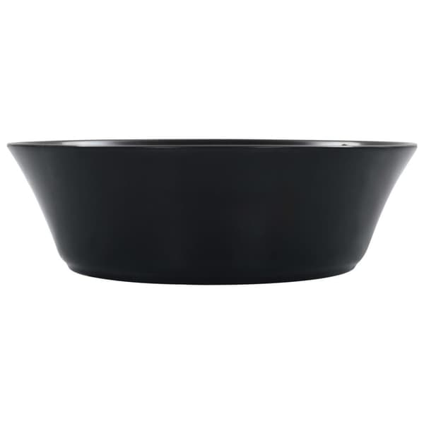 vidaXL Vask 41x12,5 cm keramikk svart