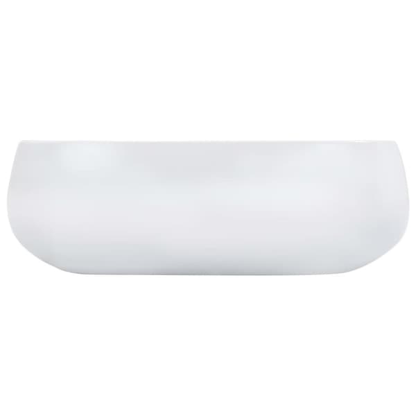 vidaXL håndvask 44,5 x 39,5 x 14,5 cm keramik hvid
