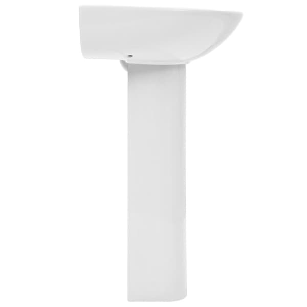 vidaXL Servant frittstående sokkel keramisk hvit 520x440x190 mm