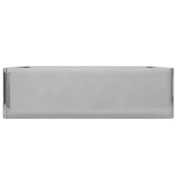 vidaXL håndvask 41 x 30 x 12 cm keramik sølvfarvet