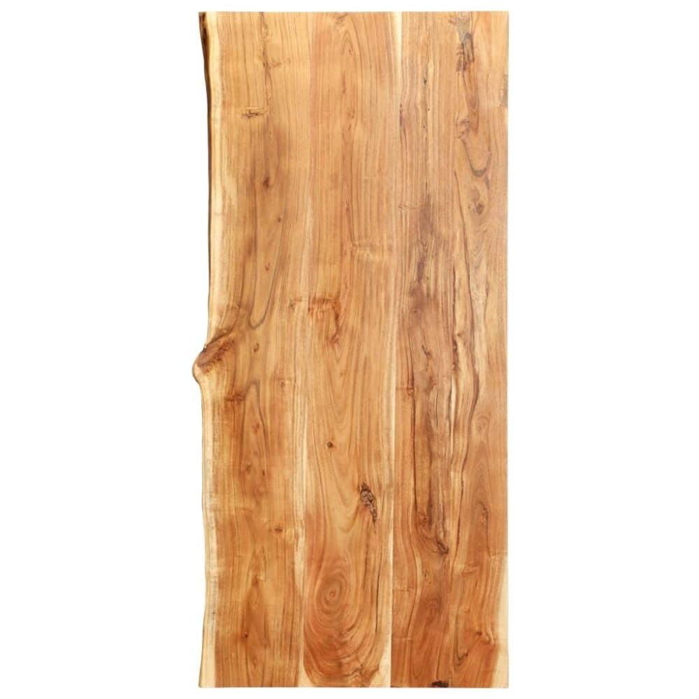 vidaXL Bänkskiva för badrum massivt akaciaträ 118x55x3,8 cm