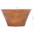 Miniatyrbilde 6 av 6: vidaXL Vask heltre teak Φ40x20 cm