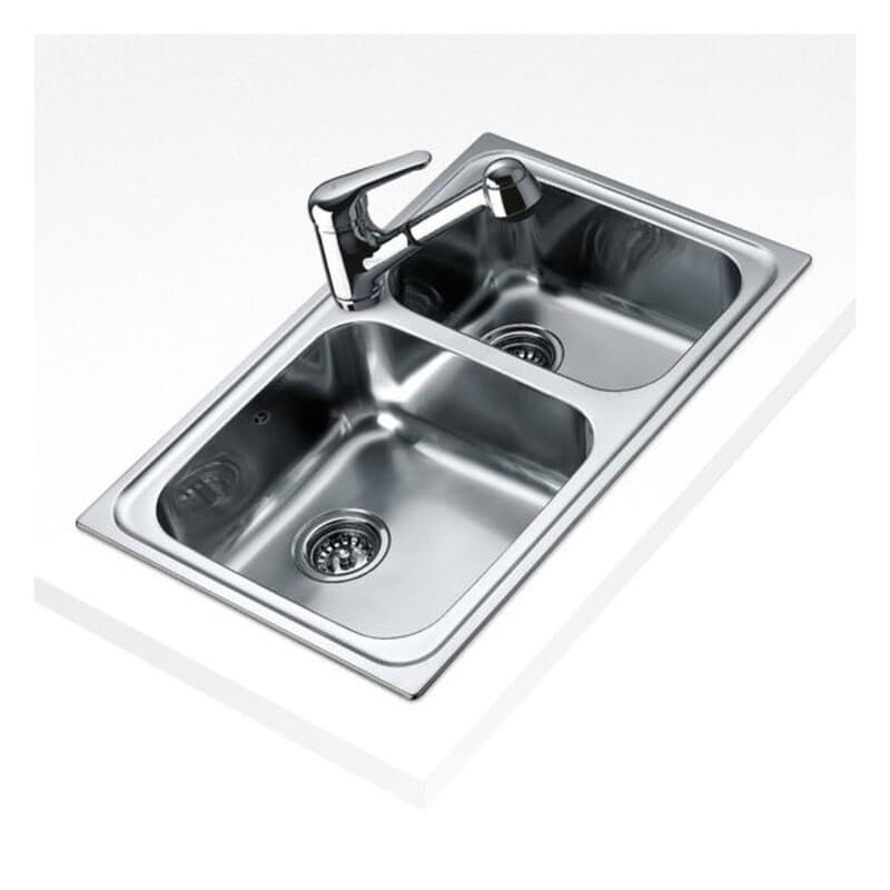 Diskho dubbel Teka 11119006 CLASSIC 2C Rostfritt stål