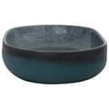 Miniatyrbilde 5 av 8: vidaXL Benkeservant turkis oval 59x40x14 cm keramikk