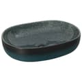 Miniatyrbilde 2 av 8: vidaXL Benkeservant turkis oval 59x40x14 cm keramikk