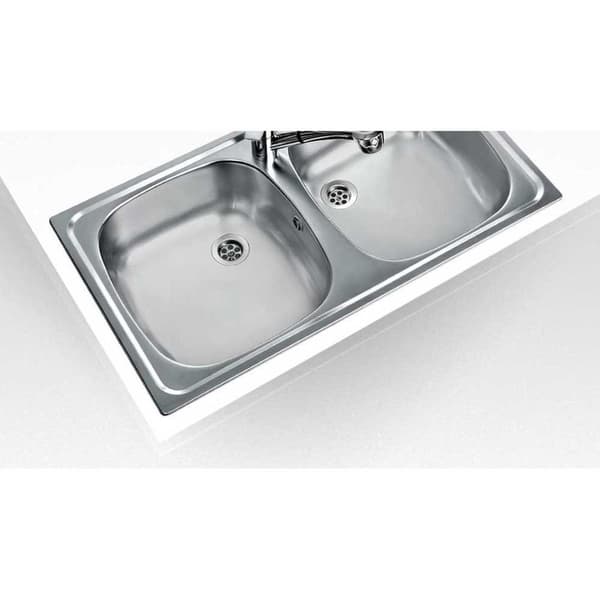 Teka Dobbelt Skål E/800.440 2c Rectangular Søvfarvet