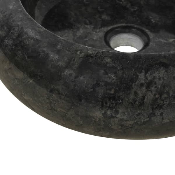 håndvask 40x12 cm marmor sort