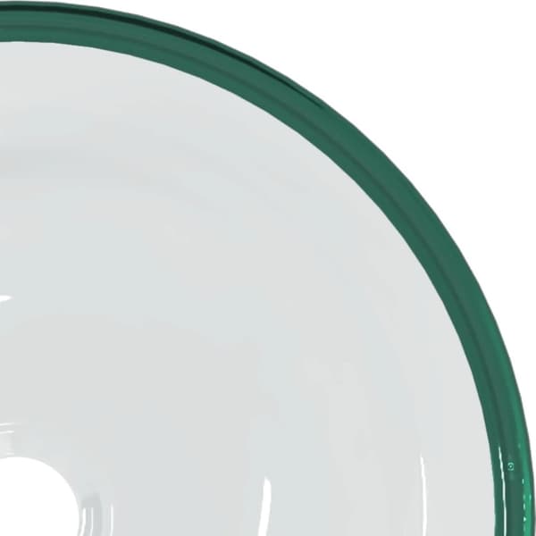 håndvask 35x12 cm hærdet glas transparent
