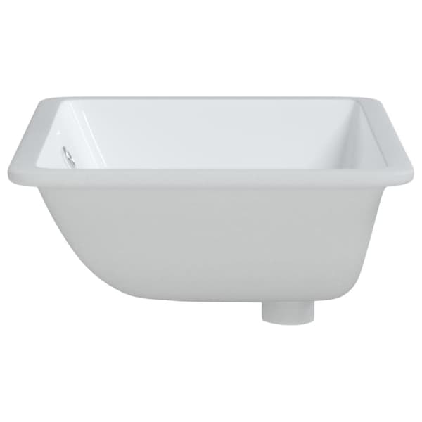badeværelsesvask 52x38,5x19,5 cm rektangulær keramisk hvid
