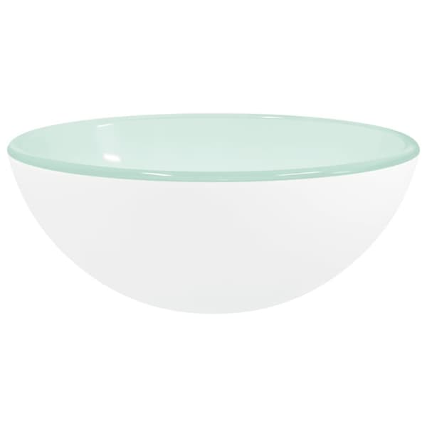 håndvask 30x12 cm hærdet glas hvid