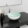 Miniatyrbillede 1 af 5: håndvask 30x12 cm hærdet glas hvid