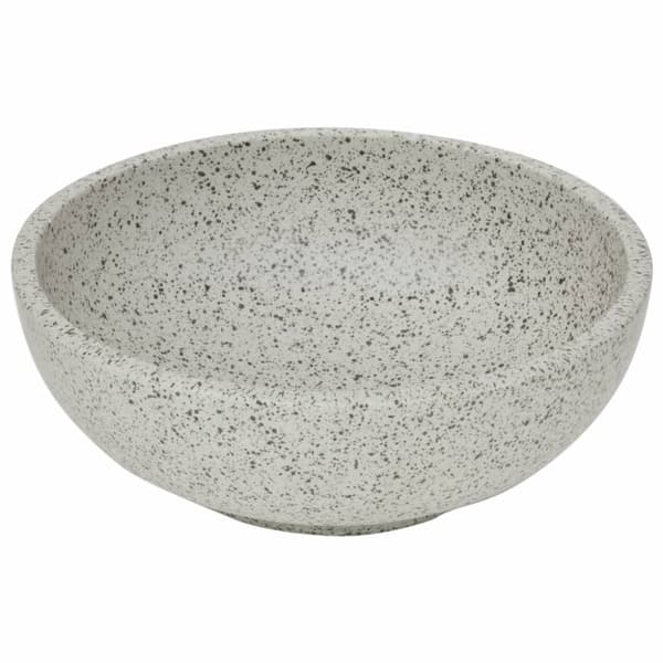 håndvask til bordplade Φ41x14 cm rund keramik grå