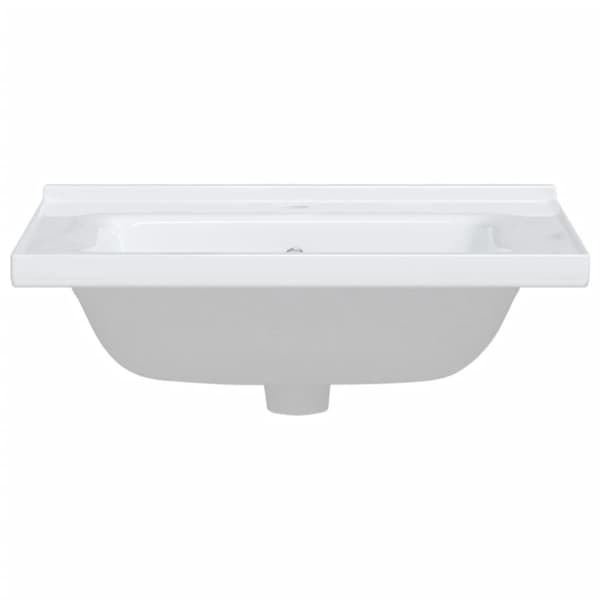 badeværelsesvask 61x48x19,5 cm rektangulær keramisk hvid