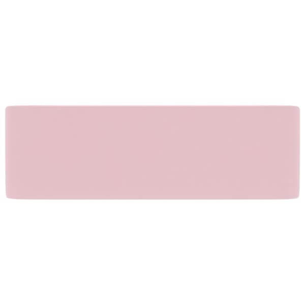 Ylellinen pesuallas matta pinkki 41x30x12 cm keraami