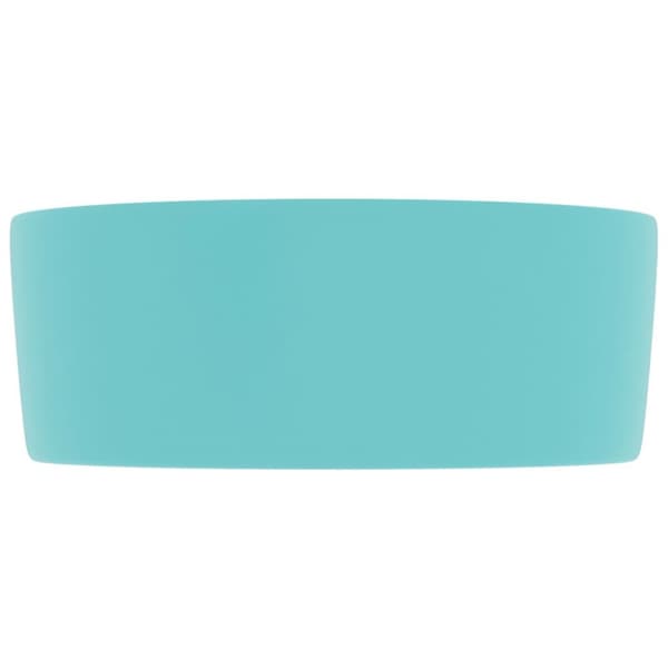 luksuriøs håndvask 40x15 cm rund keramik mat lysegrøn
