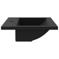 Miniatyrbillede 6 af 8: håndvask 600x450x120 mm granit sort